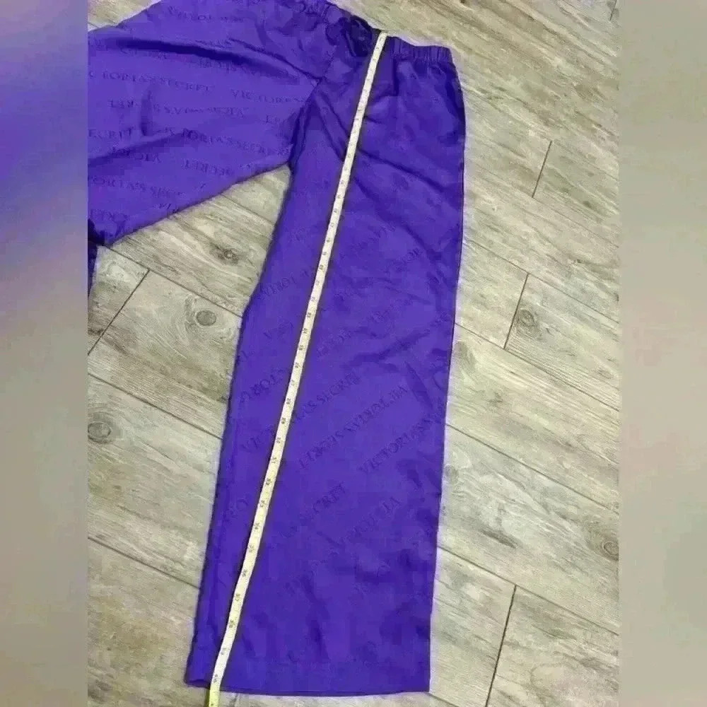 Victorias Secret Purple 2 Piece PJ Set Size Medium - Picture 5 of 16